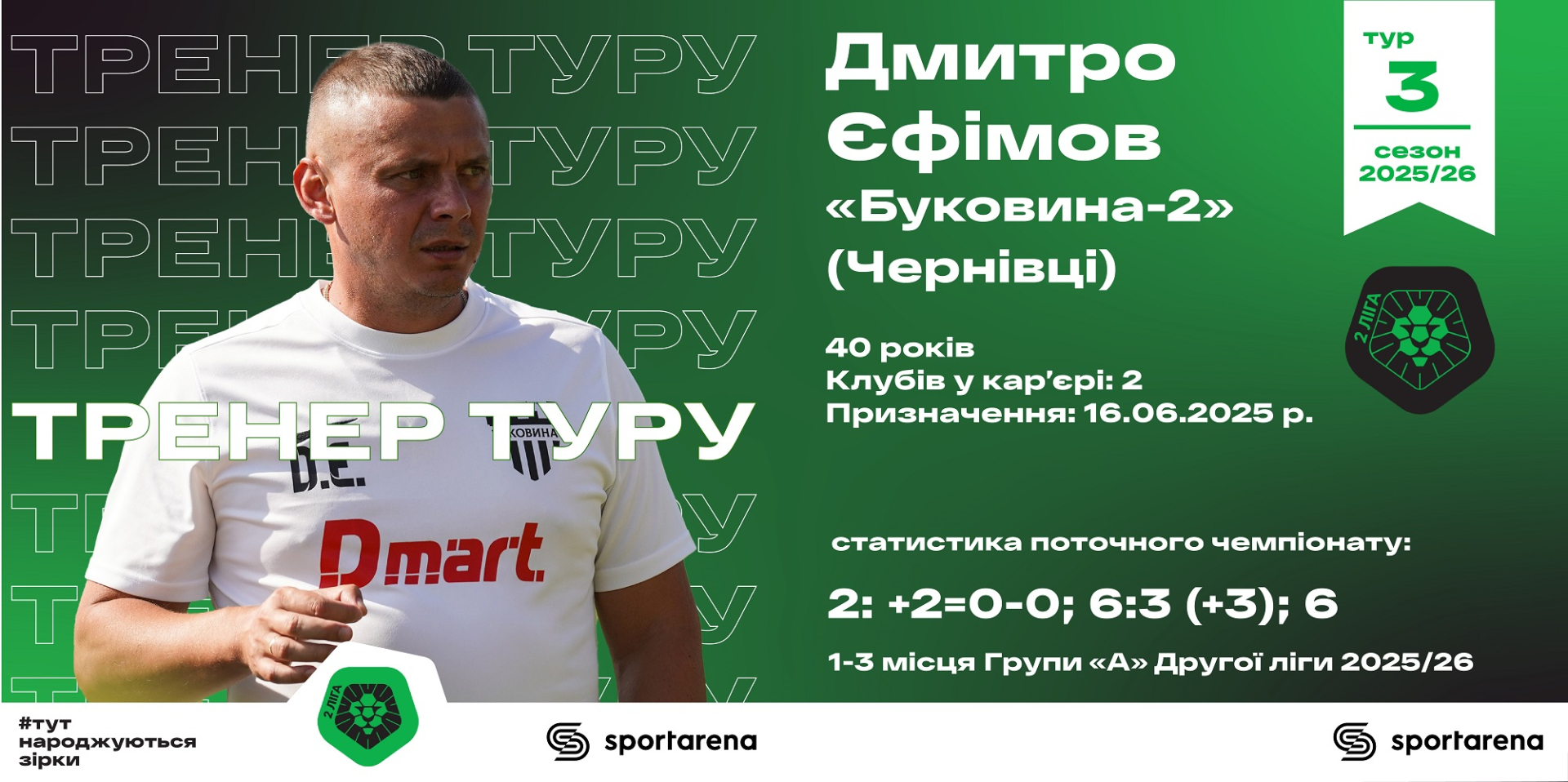 Тренер туру Друга ліга