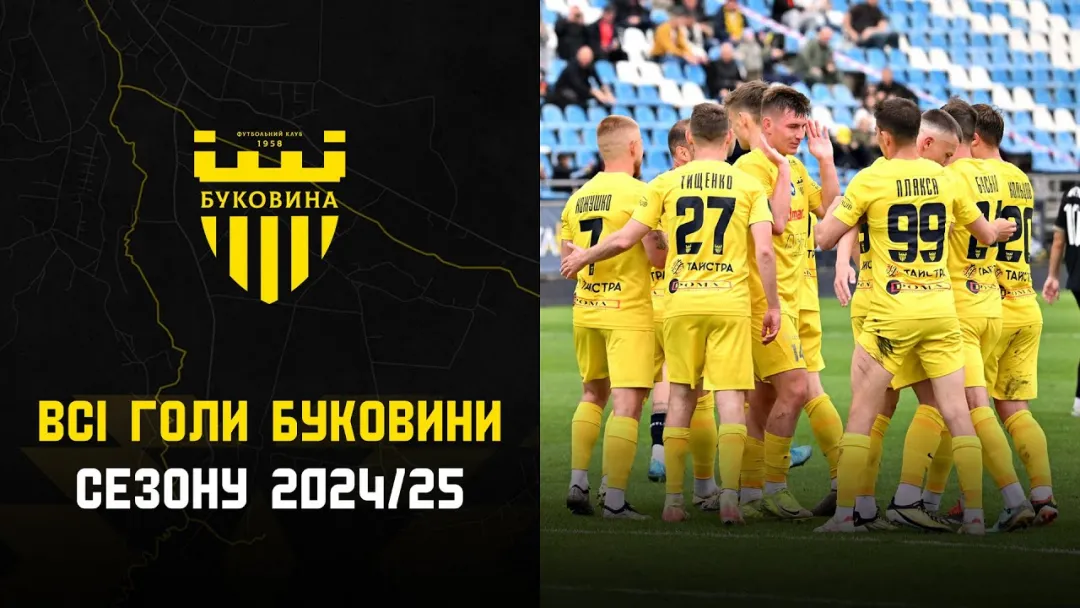 УСІ ГОЛИ «Буковини» в сезоні 2024/25 (ВІДЕО)