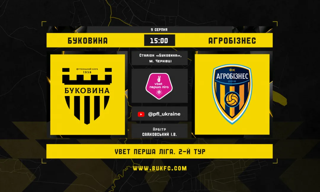 «Буковина» - «Агробізнес». Анонс першого домашнього матчу «жовто-чорних» у сезоні 2025/26