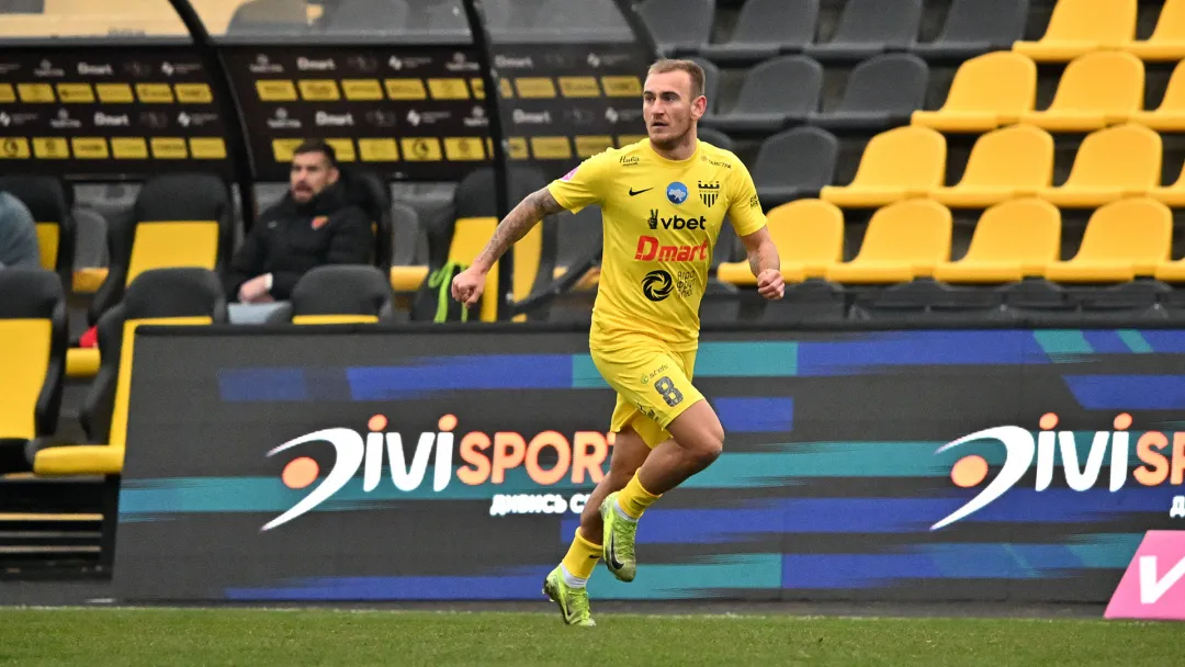 Віталій Дахновський – гравець матчу «Буковина» - «Металург» за версією вболівальників